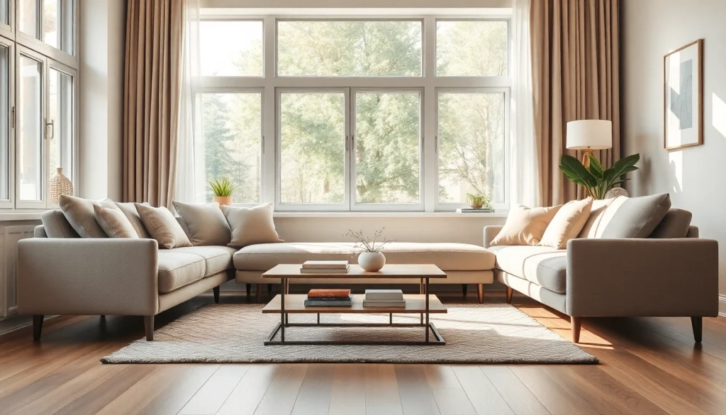 Stylish sofa beds designed for comfort in a cozy living room setting.