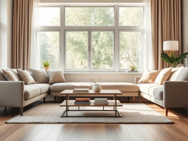 Stylish sofa beds designed for comfort in a cozy living room setting.
