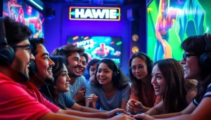 Mainkan hakim4d alternatif game dengan antusias dalam suasana gamer yang meriah.