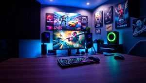 Menampilkan hakim4d alternatif game dalam suasana gaming yang enerjik dengan perlengkapan modern.