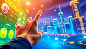 Menang togel online dengan antarmuka digital penuh warna dan angka beruntung.