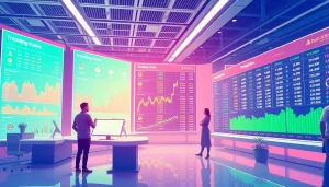 Explore the trending coins listing, showcasing cryptocurrencies with vibrant visuals and user-friendly interface.