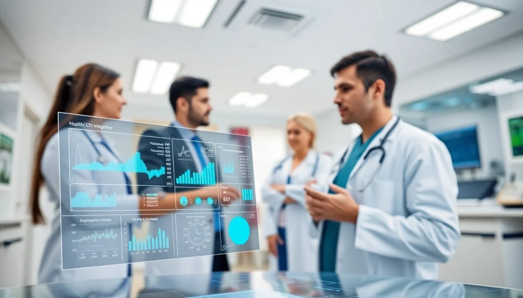 HL7 Interface setup showcasing a professional healthcare data integration environment.