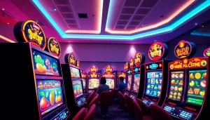 Menangkan permainan slot online dengan mesin berwarna-warni di kasino digital.