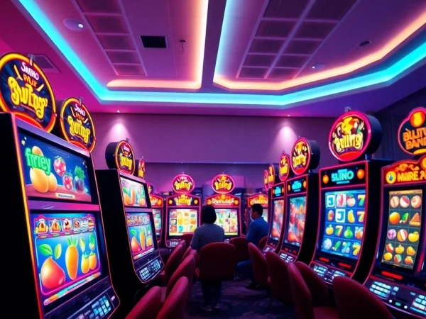 Menangkan permainan slot online dengan mesin berwarna-warni di kasino digital.
