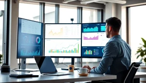 Increase your knowledge on TikTok SMM panel with expert analysis in a modern office.