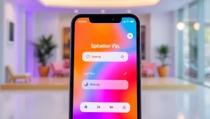 Explore the features of Yono vip with a user engaging on a mobile device, showcasing modern design.