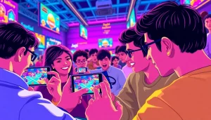 Jalwa game signup: Players engaging with exciting games on their devices, showcasing fun and competition.