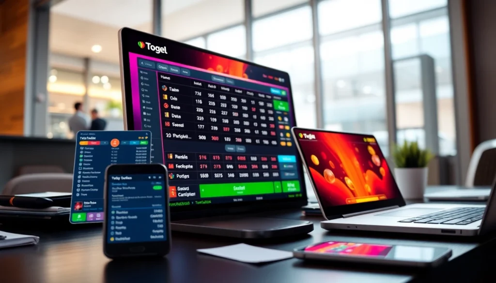 Permainan togel online dengan antarmuka menarik dan elemen interaktif yang aman.