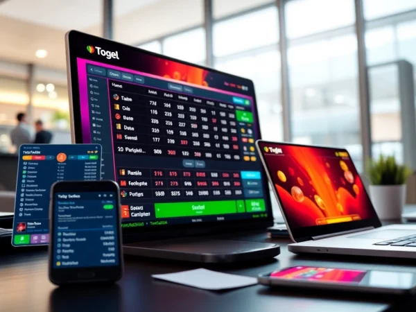 Permainan togel online dengan antarmuka menarik dan elemen interaktif yang aman.