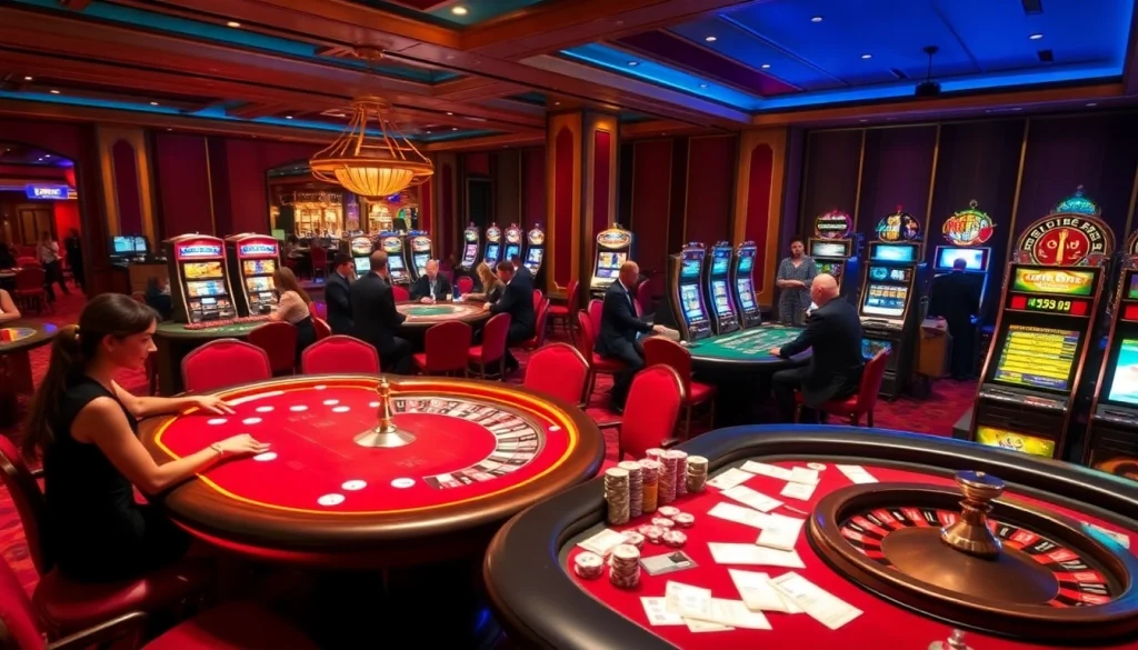 Experience the thrill of net win at an elegant casino table with vibrant poker chips.