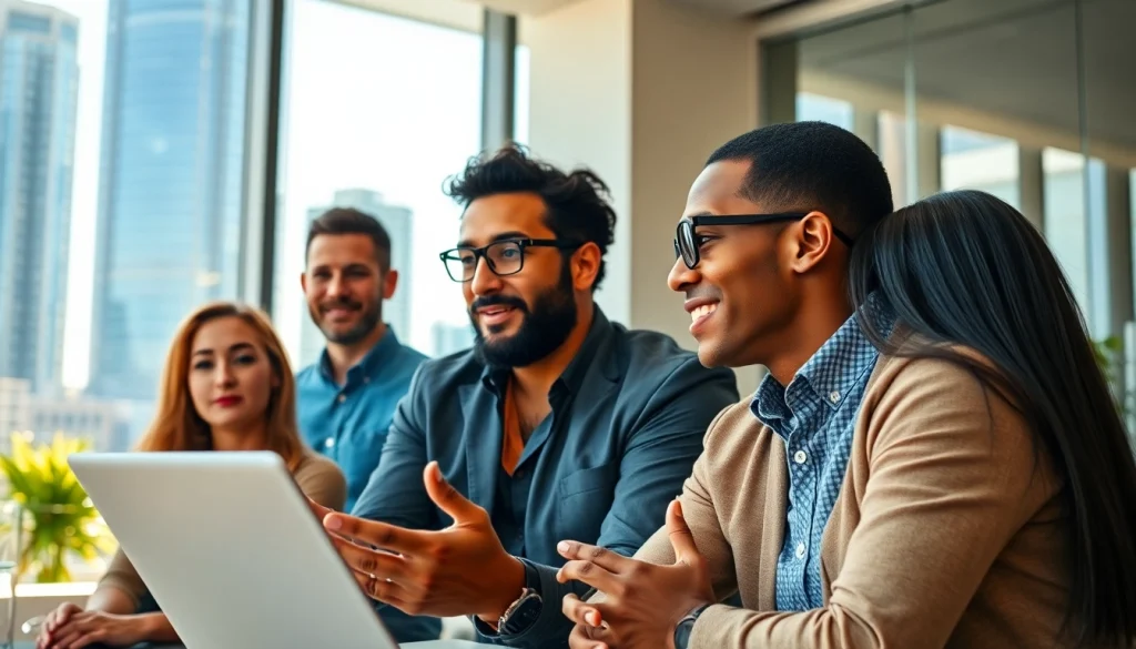 Engaging business coach los Angeles helping entrepreneurs achieve their goals in a dynamic setting.