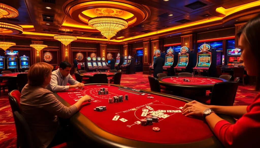 Players winning at tables in a luxurious casino environment inspired by https://kjc.pizza/ for an exciting gaming experience.