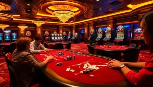 Players winning at tables in a luxurious casino environment inspired by https://kjc.pizza/ for an exciting gaming experience.