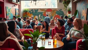 Envoyer des membres se détendre au social club barcelona avec des boissons artisanales.