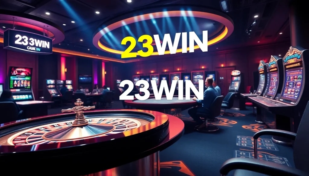 Experience the thrill at nhà cái 23win with a vibrant online casino scene showcasing exciting games and user engagement.