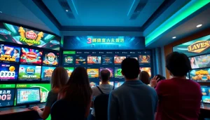 Engaging scene of พอร์ทัลเกม F168, showcasing diverse gaming options and modern digital interface.