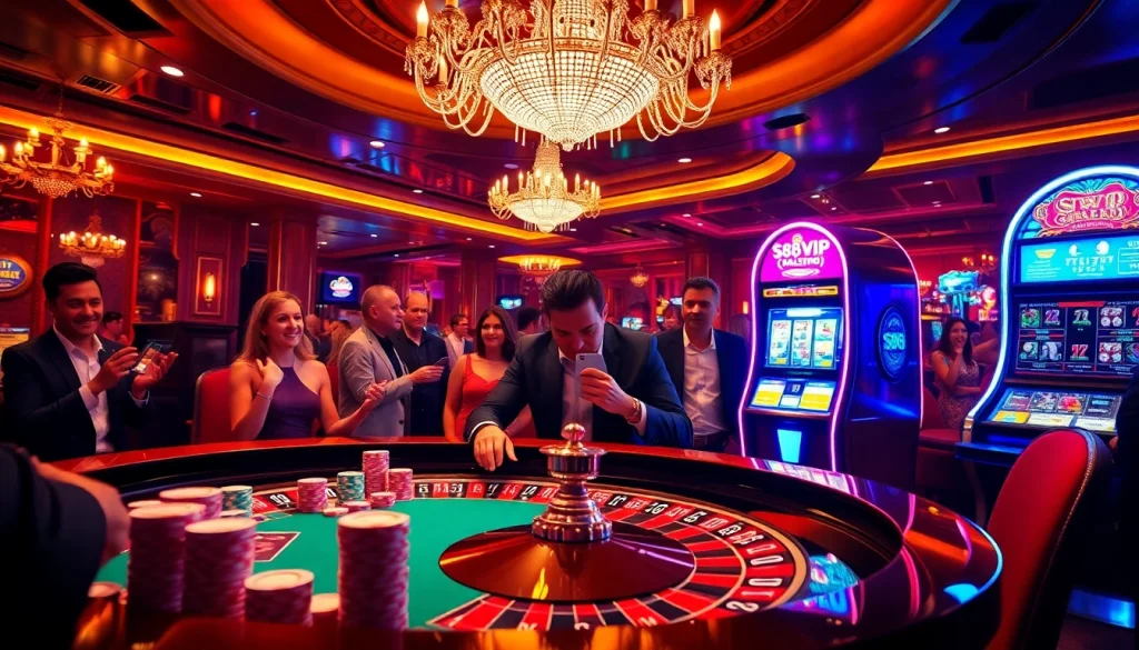 Experience the allure of s88 vip gaming in a luxurious casino environment.