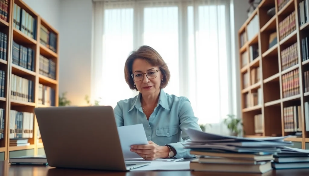 Configuration professionnelle pour un traducteur assermenté espagnol traduisant des documents.