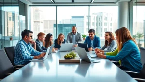 IT Dienstleister Wien bietet moderne IT-Lösungen in einem professionellen Büro.