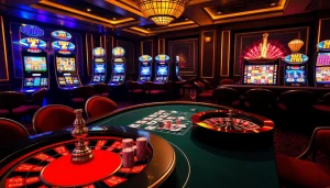 Experience adrenaline at Link F8BET with vibrant casino games, poker tables, and slot machines.