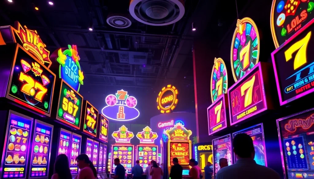 เล่น 918kiss slot พร้อมกับสัญลักษณ์ที่มีสีสันสดใสในฉากคาสิโนที่เต็มไปด้วยพลัง