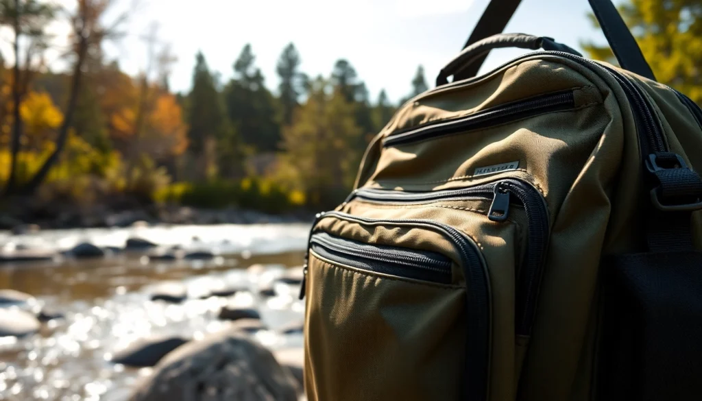 Shop for a versatile Fly fishing bag designed for durability and storage in outdoor environments.