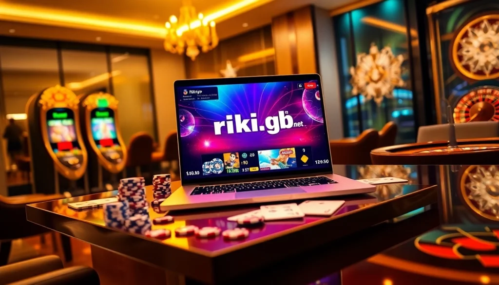 Experience the excitement of online gaming at rikvip.gb.net with vibrant casino visuals.