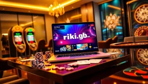 Experience the excitement of online gaming at rikvip.gb.net with vibrant casino visuals.