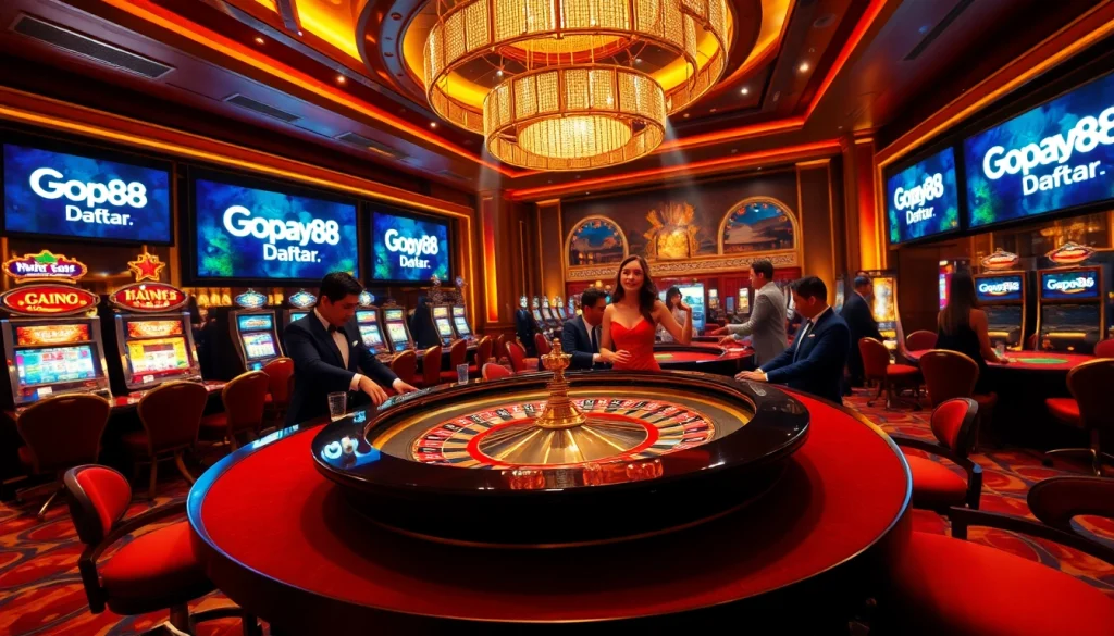 Join the thrilling action at Gopay88 Daftar, where players enjoy luxurious casino games and excitement.