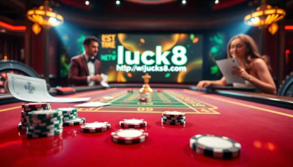 Thu hút người chơi tại bàn casino sang trọng tham khảo https://luck8.com với những chip poker sống động và bộ bài bắt mắt.
