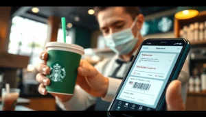 스타벅스 모바일쿠폰 사용 방법과 바리스타 이미지 보여주기