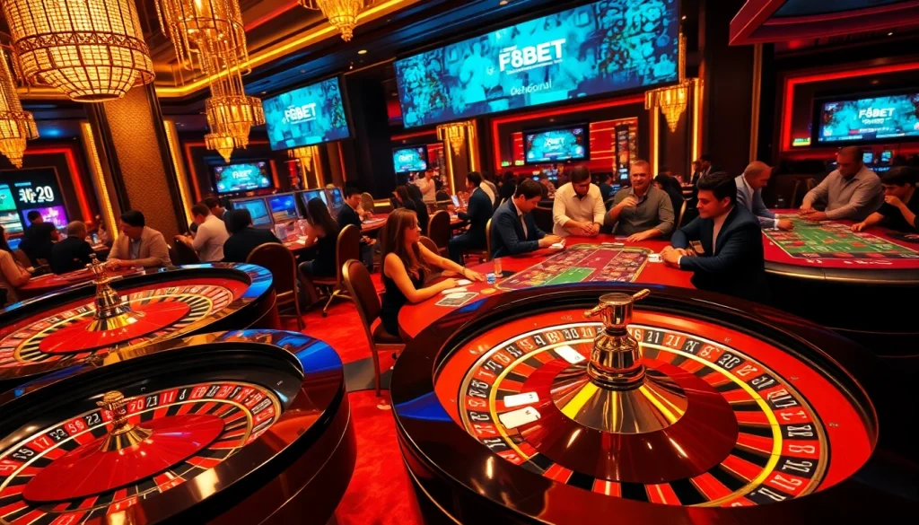 Experience high-stakes games at F8BET with luxurious tables and engaging gameplay.