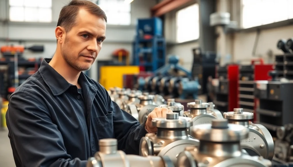 Enhance your understanding of hydraulic pump services with a technician inspecting advanced hydraulic pumps.