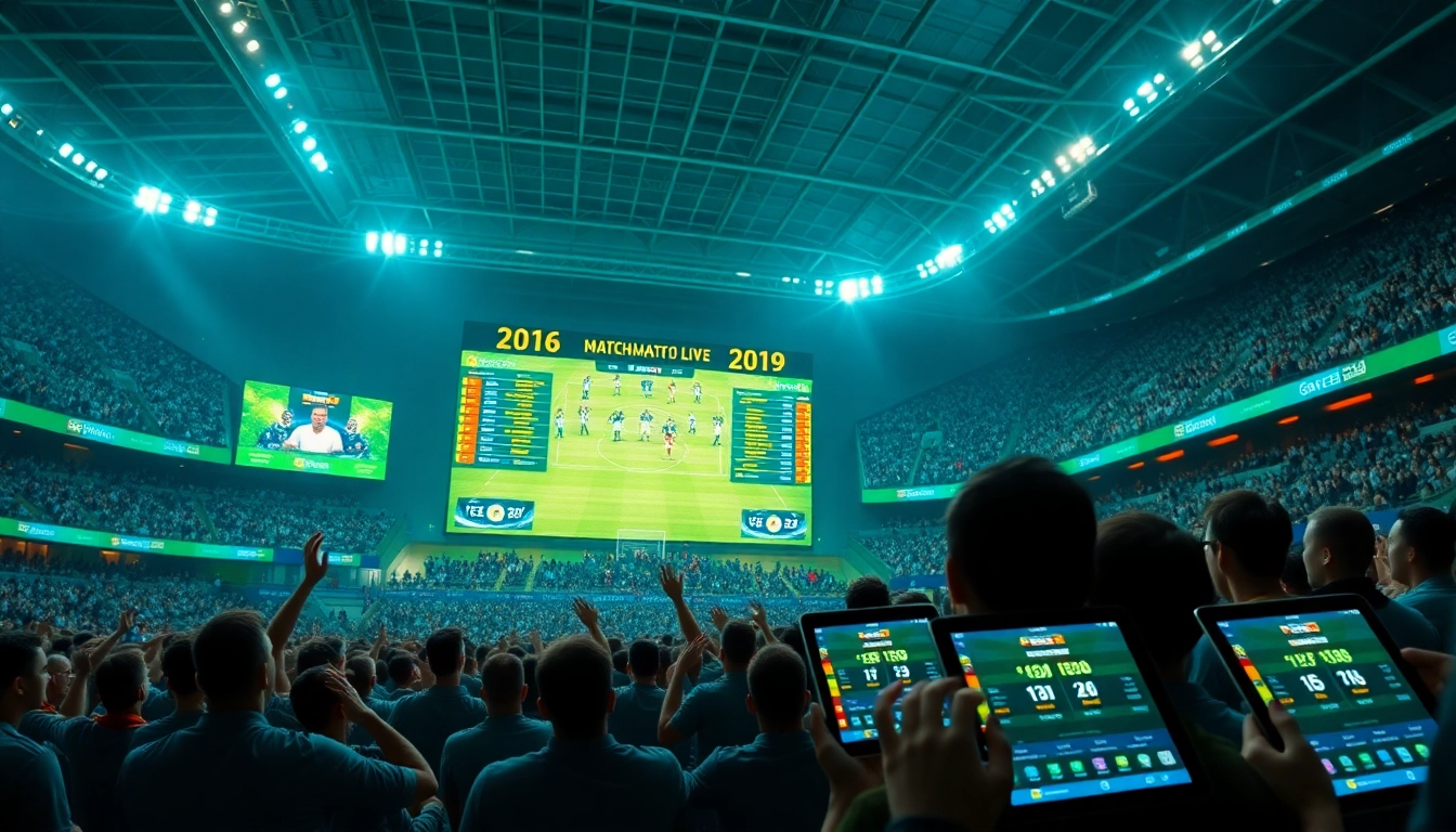 Live score display of บ้านผลบอลสด featuring vibrant soccer stats and digital interaction.