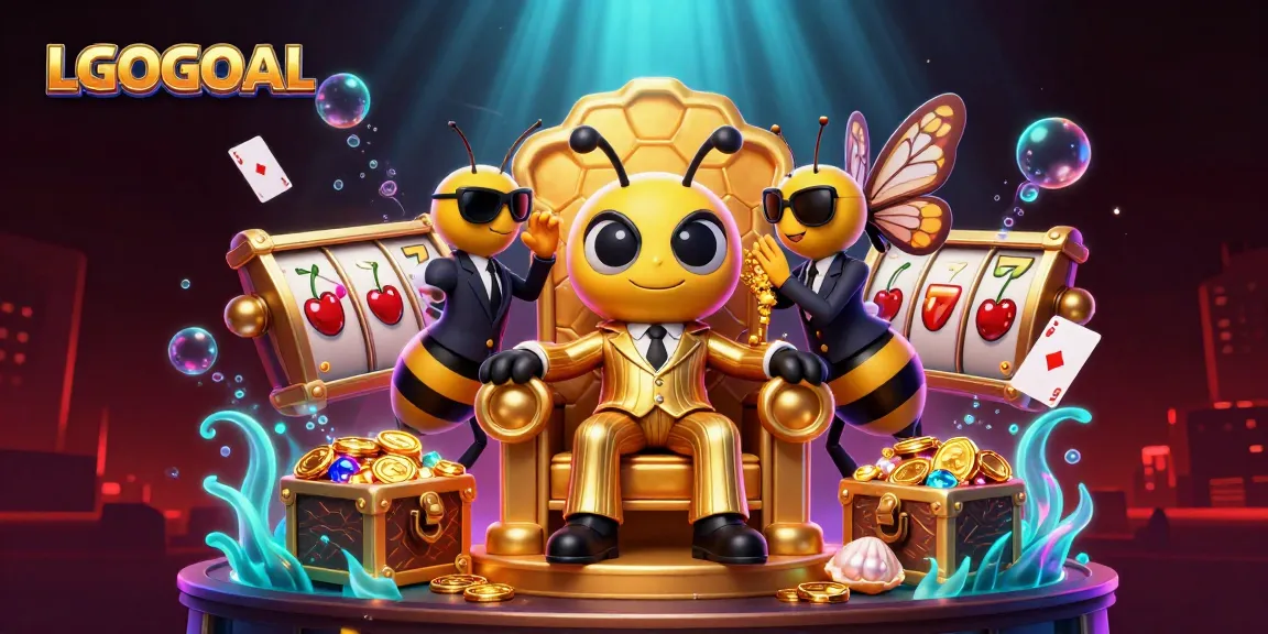 Engage with LGOGOAL and win big at the slots in this dynamic casino scene.