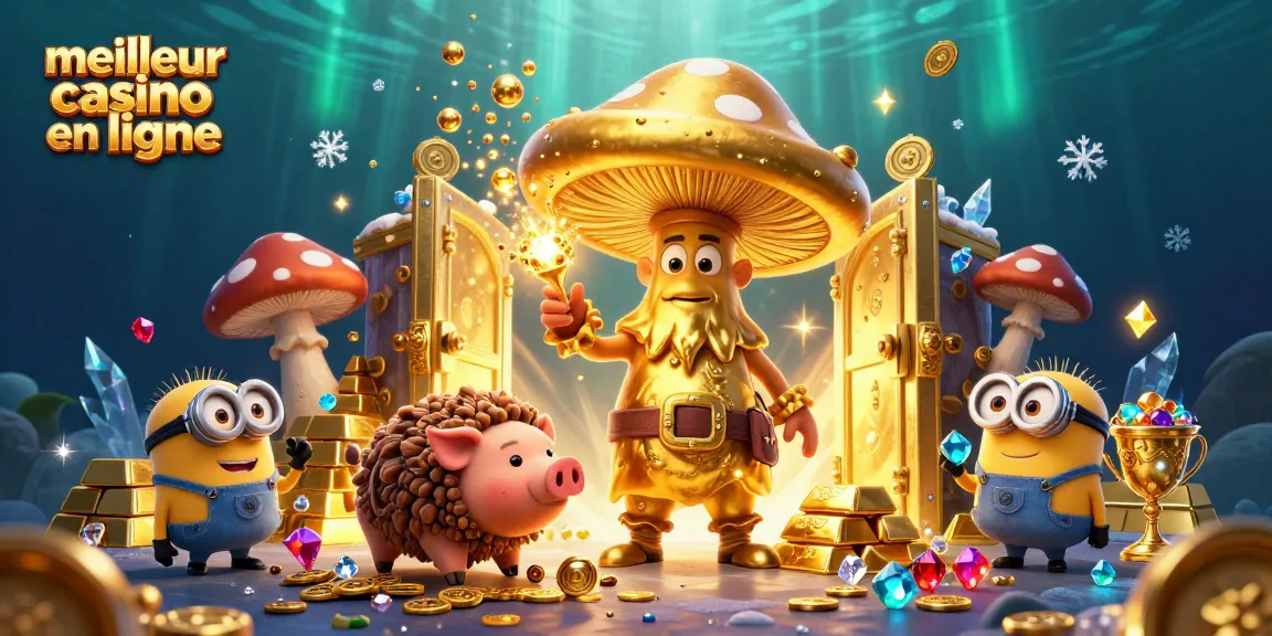 Jeu de casino numérique magique avec le meilleur casino en ligne et des trésors scintillants.