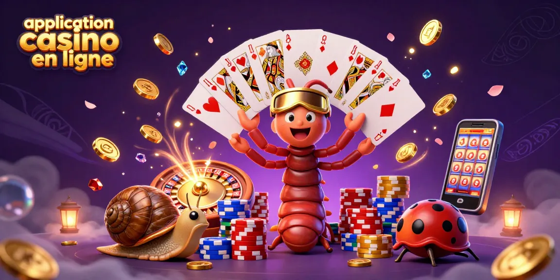 Jouez à l'application casino en ligne avec un croupier millipède et une ambiance magique.