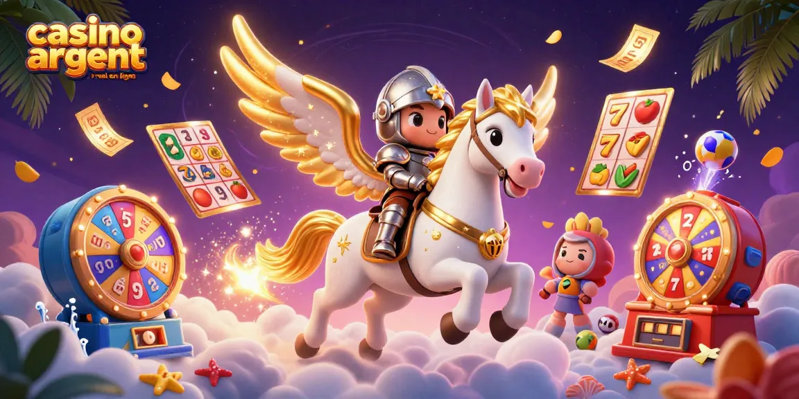 Découvrez le monde du jeu avec un cheval lumineux et des éléments de casino argent réel en ligne.