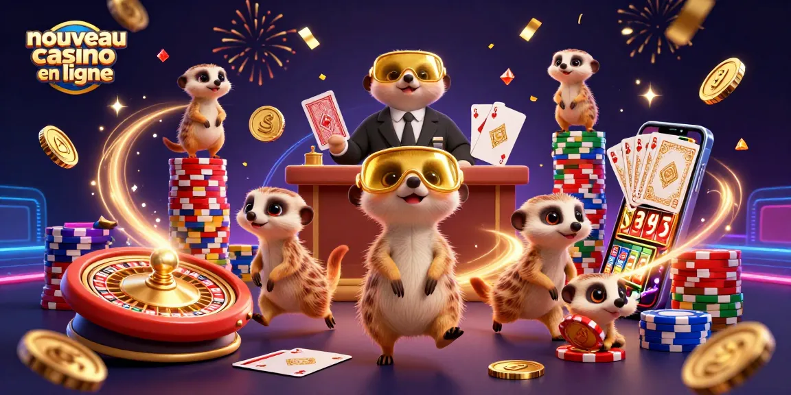 Découvrez un nouveau casino en ligne avec des suricates animés gérant des jeux palpitants.