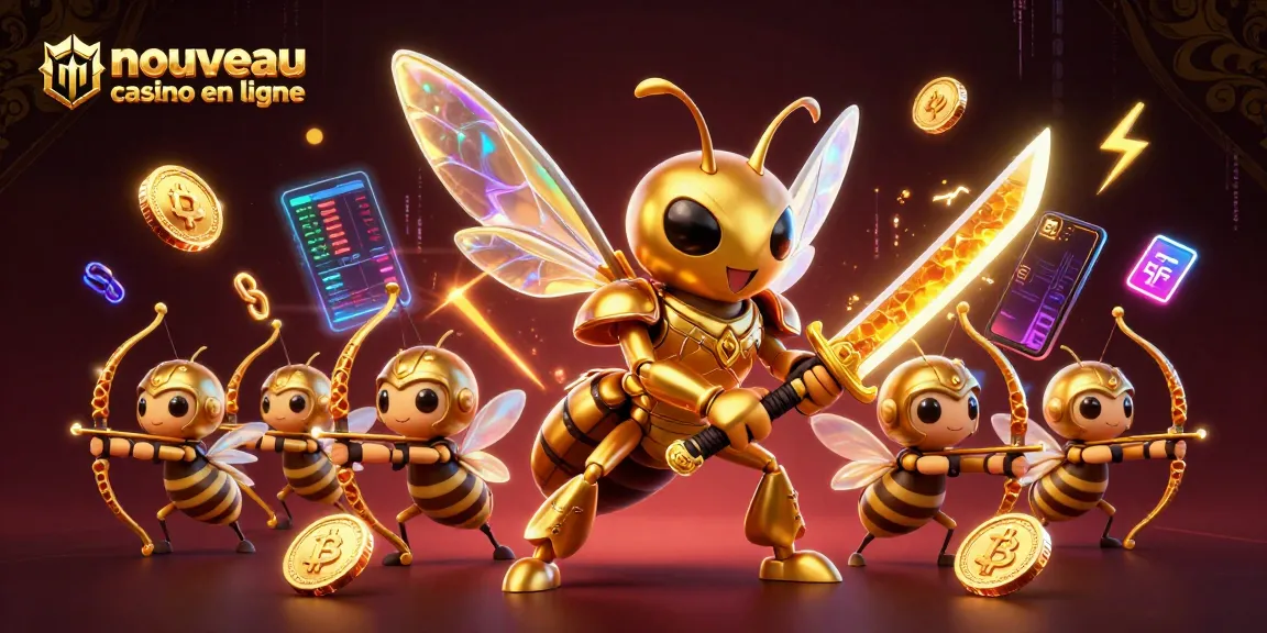 Jouez au nouveau casino en ligne avec des personnages captivants dans une scène 3D dynamique.